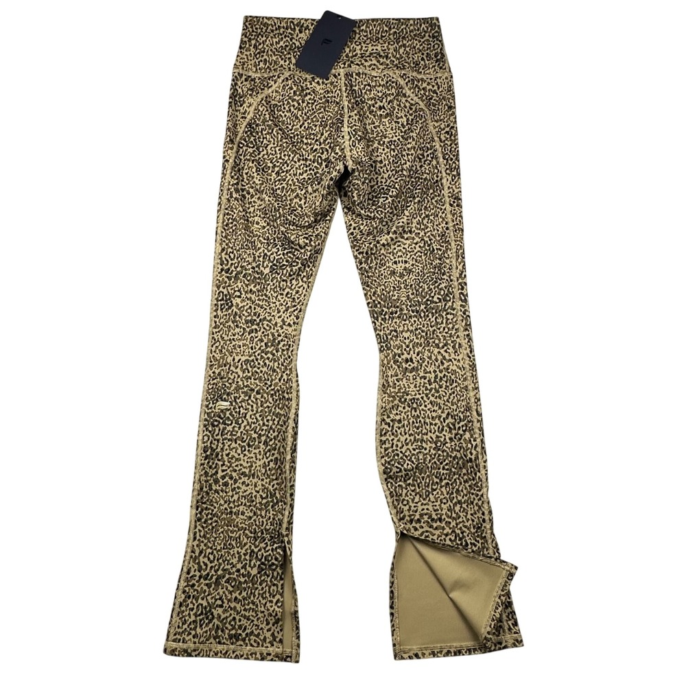 NWT Fabletics PowerHold Define Split Hem Pant Leopard Print High Waist Leggings - Picture 11 of 14